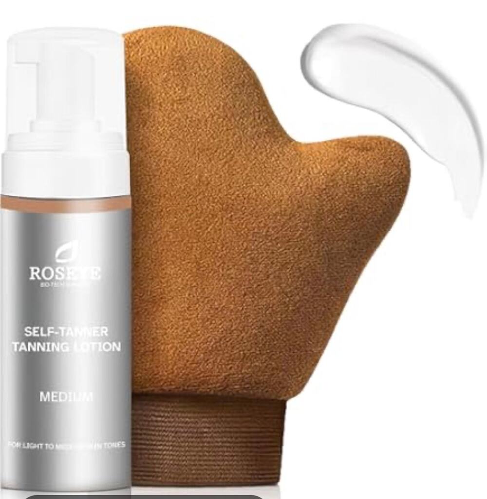 Roseeye Bio-Tech Self Tanner Lotion Medium 120mL 4.06oz Sunless Tan Sealed